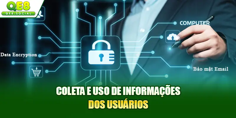 Coleta e uso de informações dos usuários
