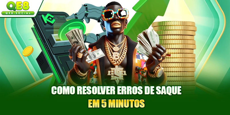 Como resolver erros de saque em 5 minutos