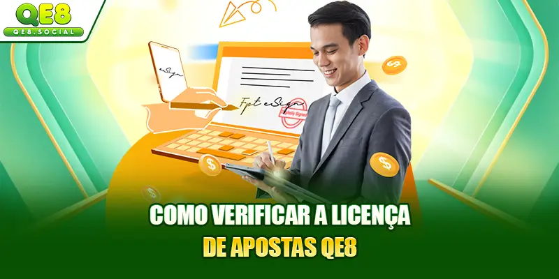 Como verificar a licença de apostas QE8