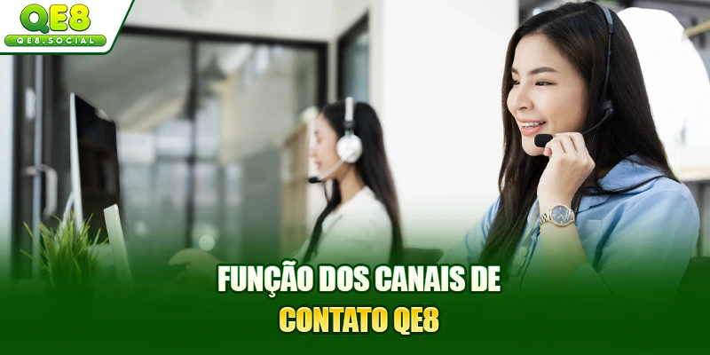 Função dos canais de contato QE8