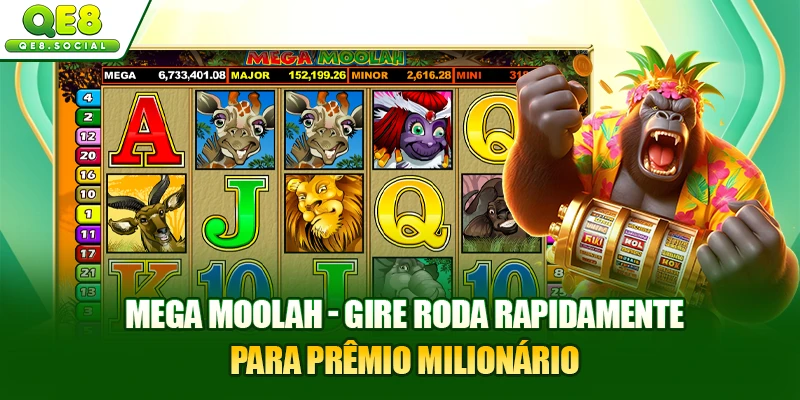 Mega Moolah - Gire Roda Rapidamente Para Prêmio Milionário