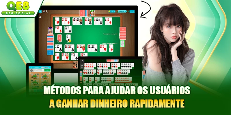Métodos para ajudar os usuários a ganhar dinheiro rapidamente