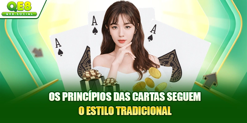 Os princípios das cartas seguem o estilo tradicional