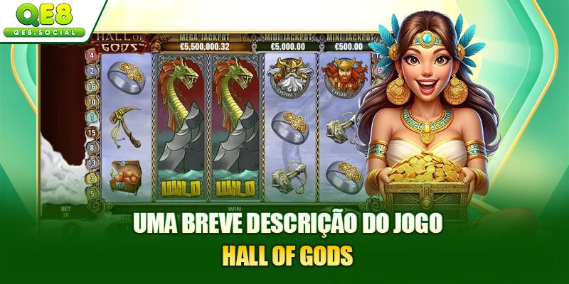 Uma breve descrição do jogo Hall of Gods